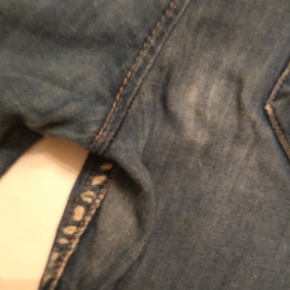 Hudson Skinny Jeans Dark Blue Denim with Silver Buttons, #26 - Picture 10 of 11